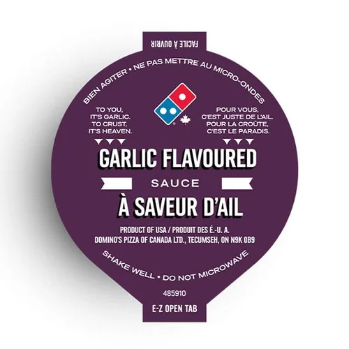 Garlic Dipping Sauce at Domino's Pizza