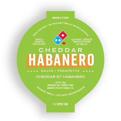 Cheddar Habanero Dip Cup at Domino's Pizza