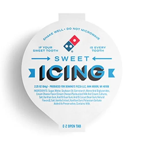 Icing Cup at Domino's Pizza