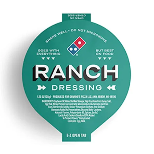 Ranch Cup at Domino's Pizza