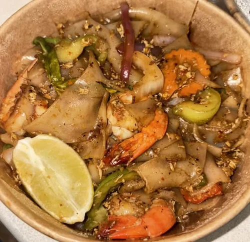 Pad Kee Mao (Spicy Thai Noodles) at Thairoomgrand
