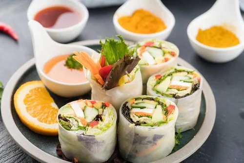 Cold Thai Rolls at Thairoomgrand
