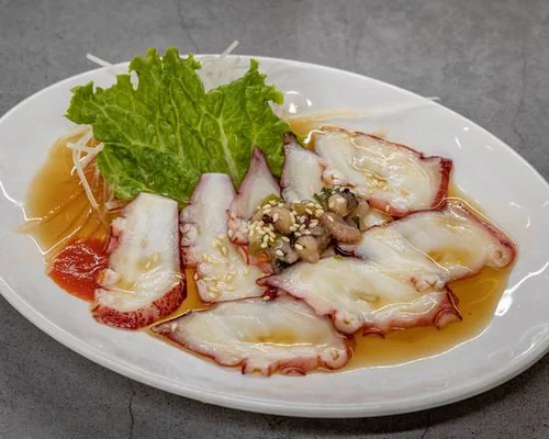 Octopus Carpaccio at Yo! Sushi Mississauga