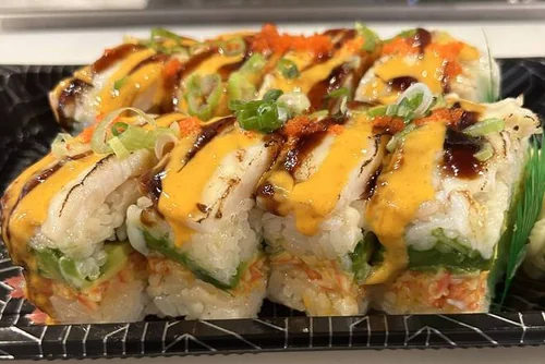 Butter Fish Aburi Roll(8Pcs) at Yo! Sushi Mississauga