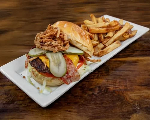 Deluxe Burger at Gabby'S Bar And Grill