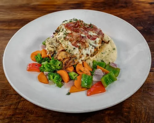 Smothered Chicken at Gabby'S Bar And Grill