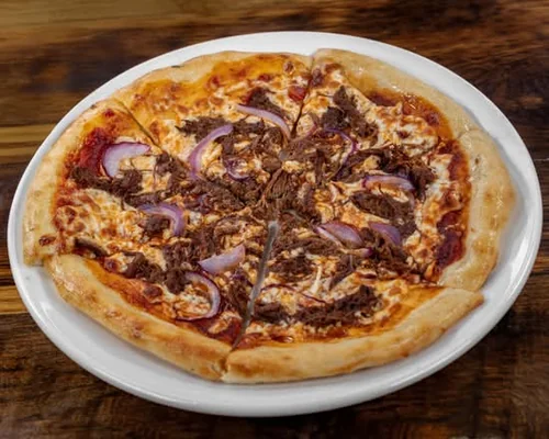 Braised Beef Pizza at Gabby'S Bar And Grill
