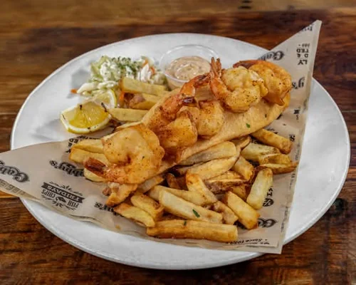 Fish & Shrimp Combo at Gabby'S Bar And Grill
